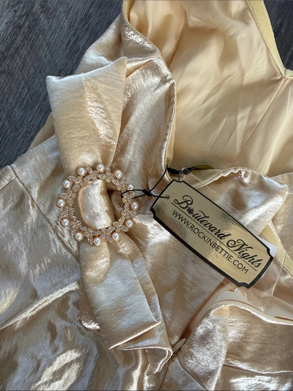 Boulevard nights shimmery gold